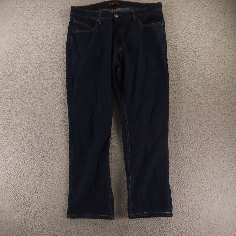 French Connection Jeans Mens 38‎ 38x30 Blue Lexington Relaxed Dark Wash Denim